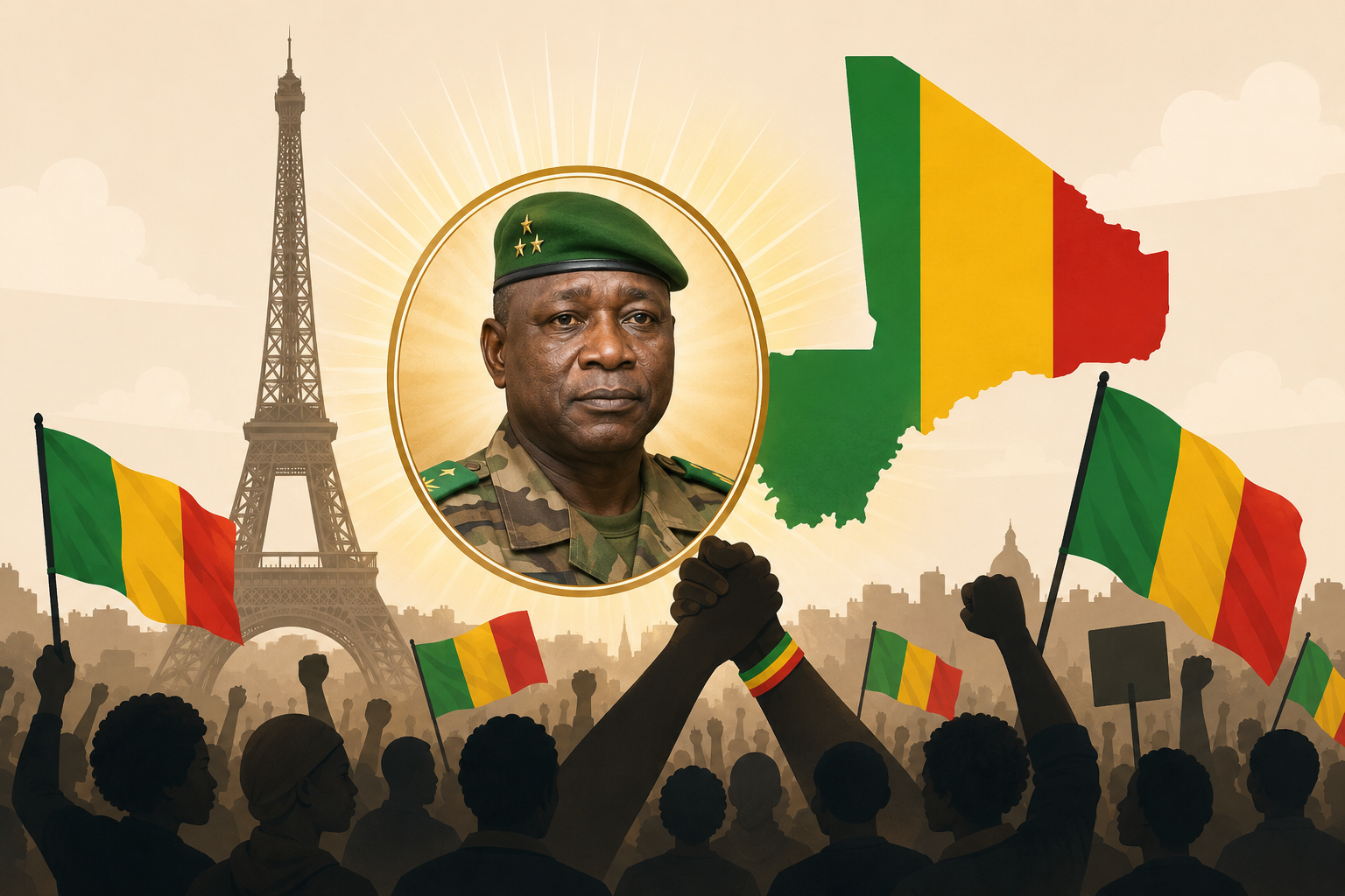 5,000 Protestors in Paris Show Support for Mali After Terrorist Attacks Which killed at least 23 people